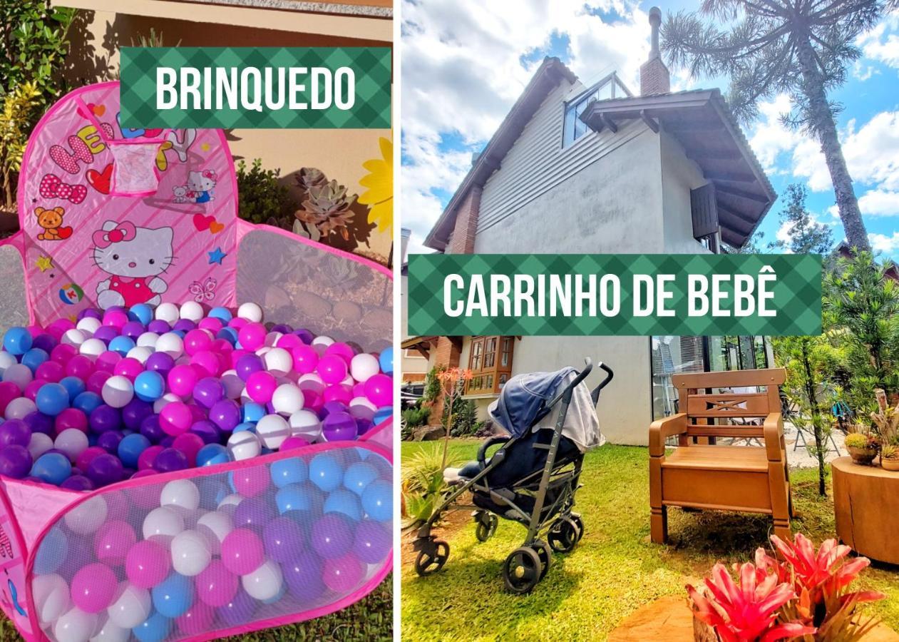 Вілла Incrivel Casa Com Hidro-Bikes-Centro De Gramado 3Q Екстер'єр фото